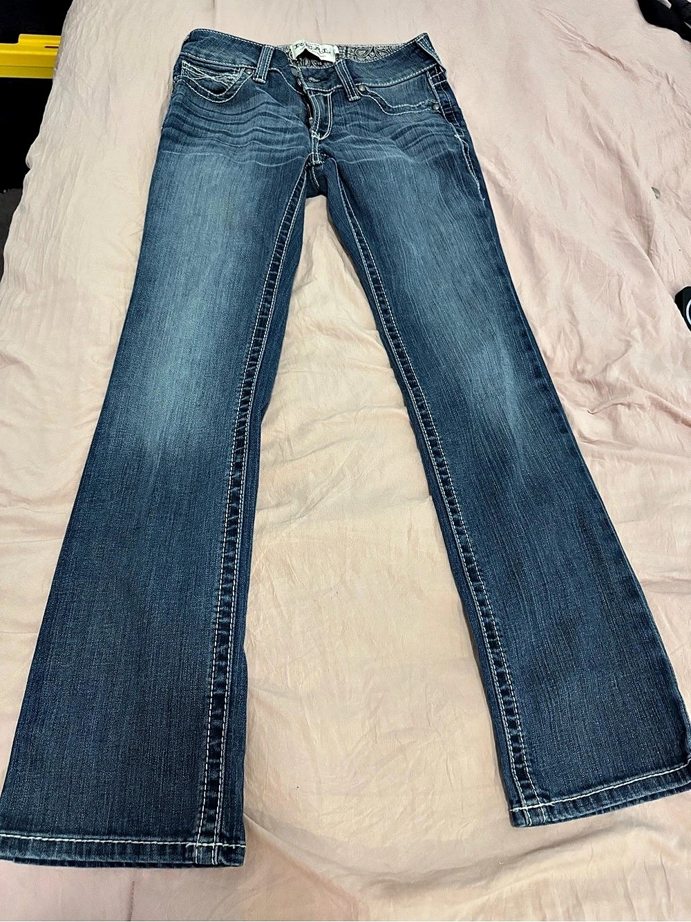 Ariat R.E.A.L. Women's Straight Leg Jeans | Size 27S | Western Denim